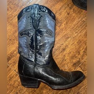 Black womens cowboy boots
